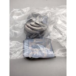 Lot Of 9 Silver handle Amerock Expressions Pewter 1 3/8" Round Cabinet Knob